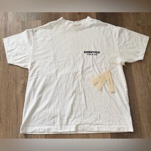 Fear of God Essentials T-Shirt Bright White SS25 Size Medium NWT 100% AUTHENTIC